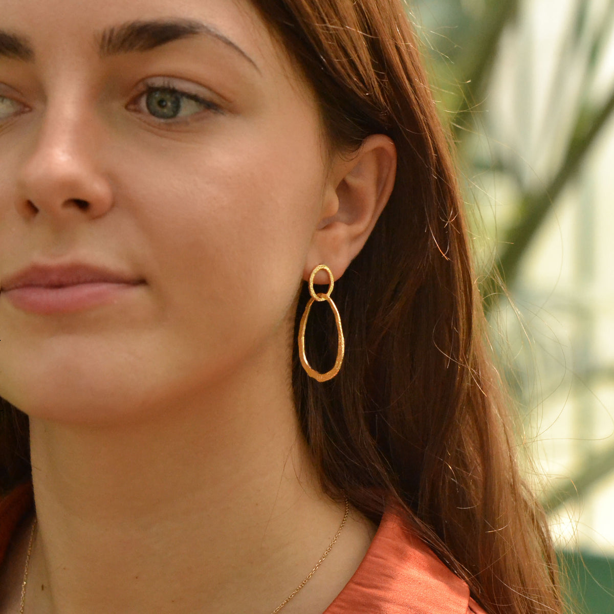 Boucles d'oreille HYDRA - plaqué or