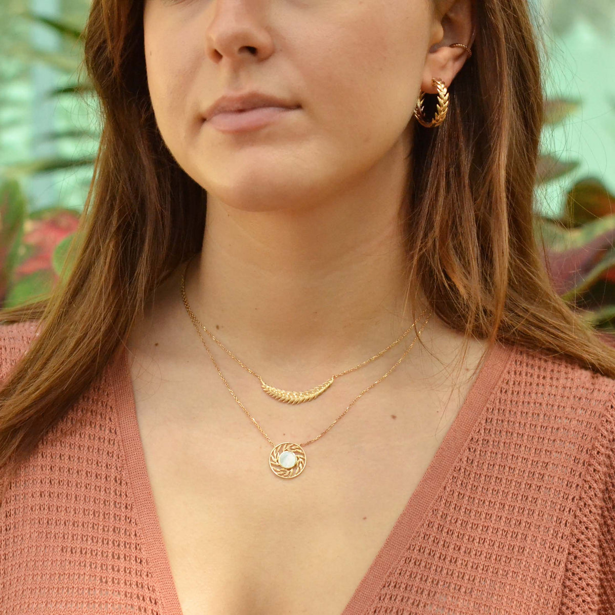 Collier ÉPIS - plaqué or