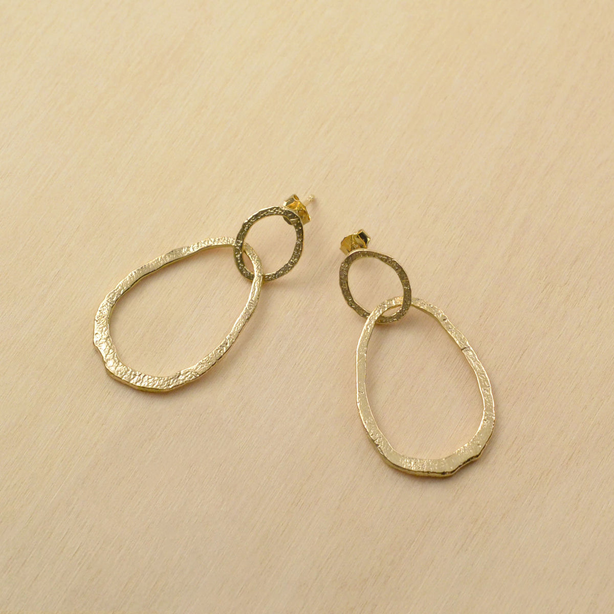 Boucles d'oreille HYDRA - plaqué or