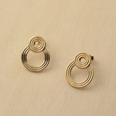 Boucles d'oreille MILOS - plaqué or