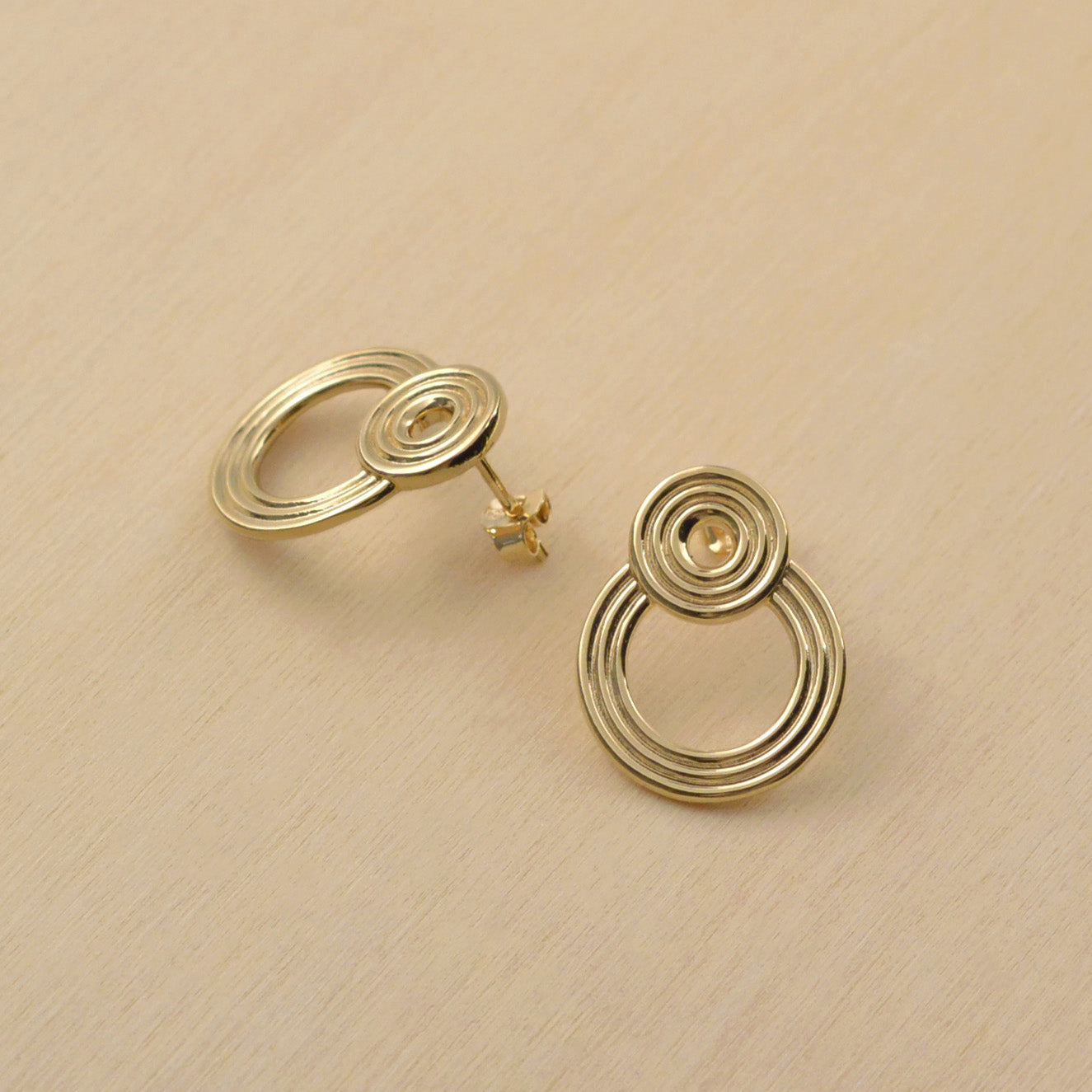 Boucles d'oreille MILOS - plaqué or