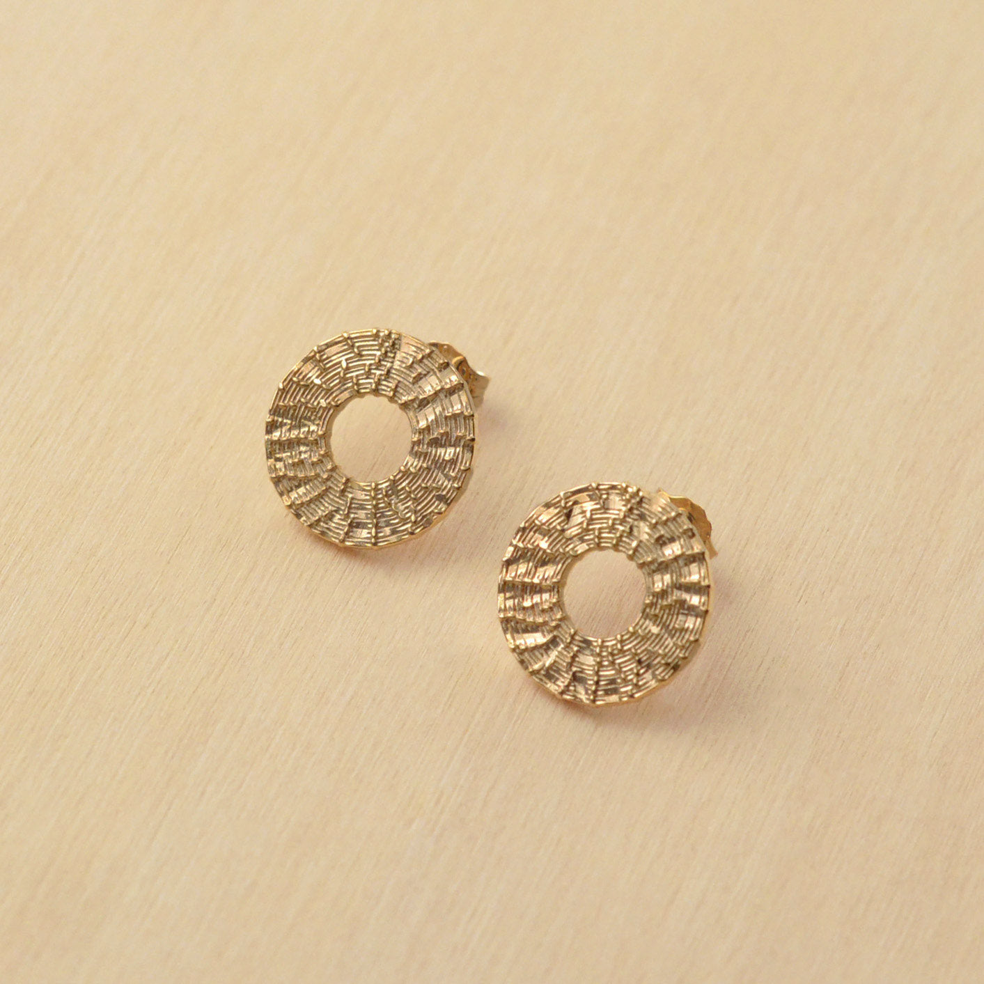 Boucles d'oreille PHÈDRE doré - plaqué or