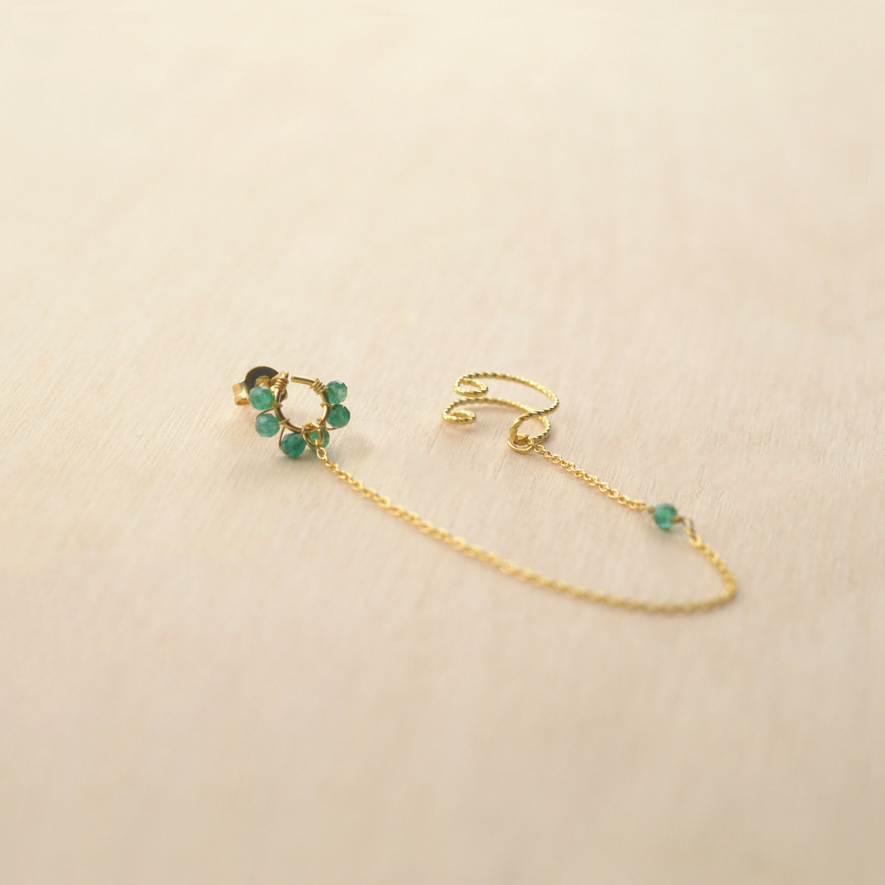 Bijou d'oreille CAPRI - acier inoxydable