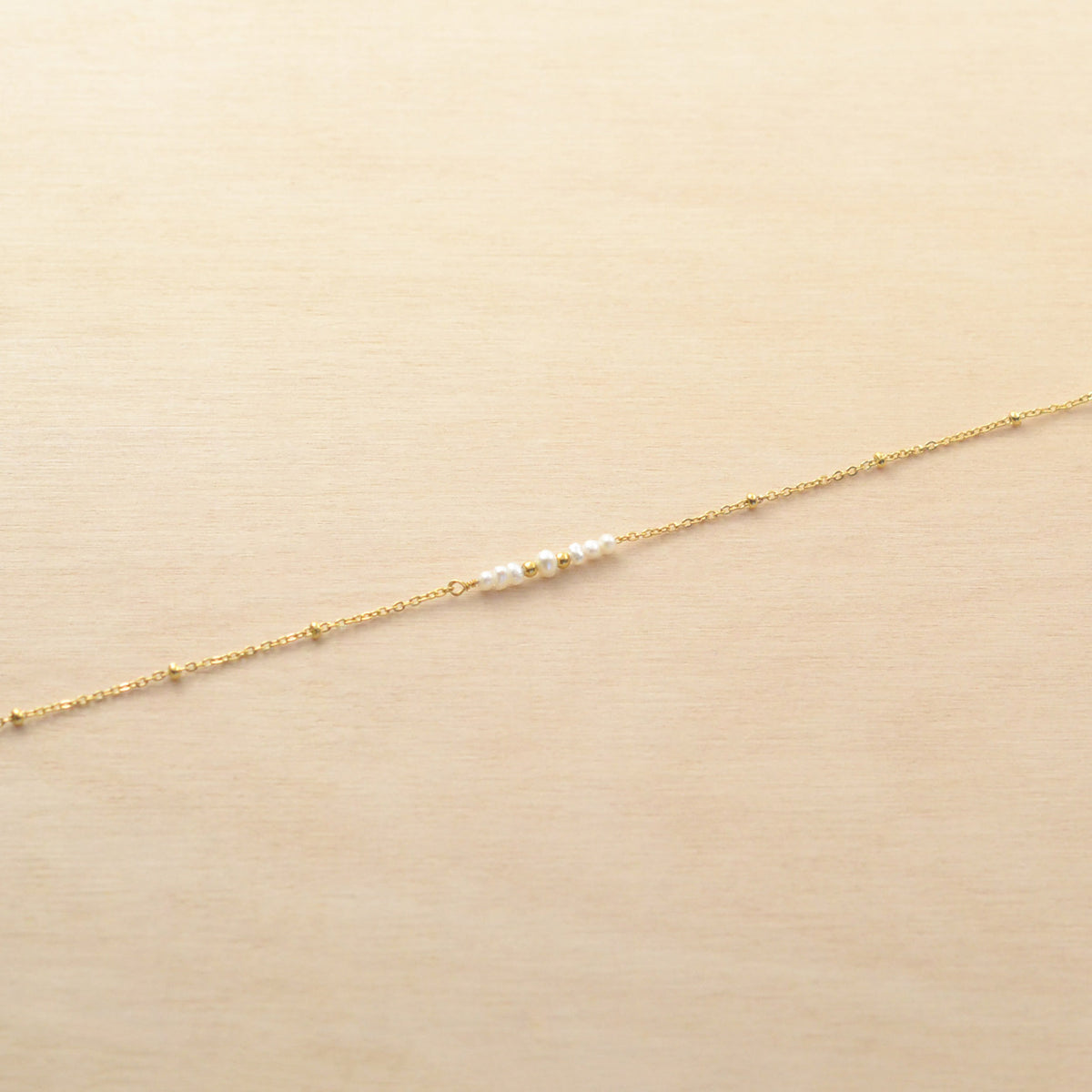 Bracelet SEYCHELLES - acier inoxydable & perles d'eau douce