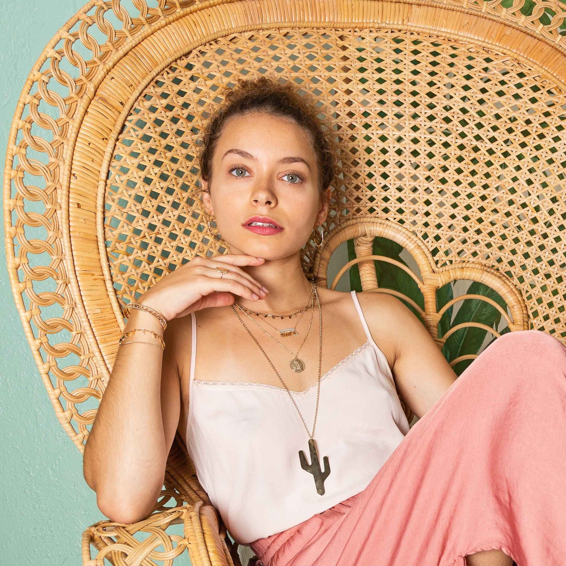 Collier SHADE - plaqué à l'or fin 24 carats - Bijoux fantaisie femme | Votre boutique en ligne de bijoux fantaisie - yukablanc
