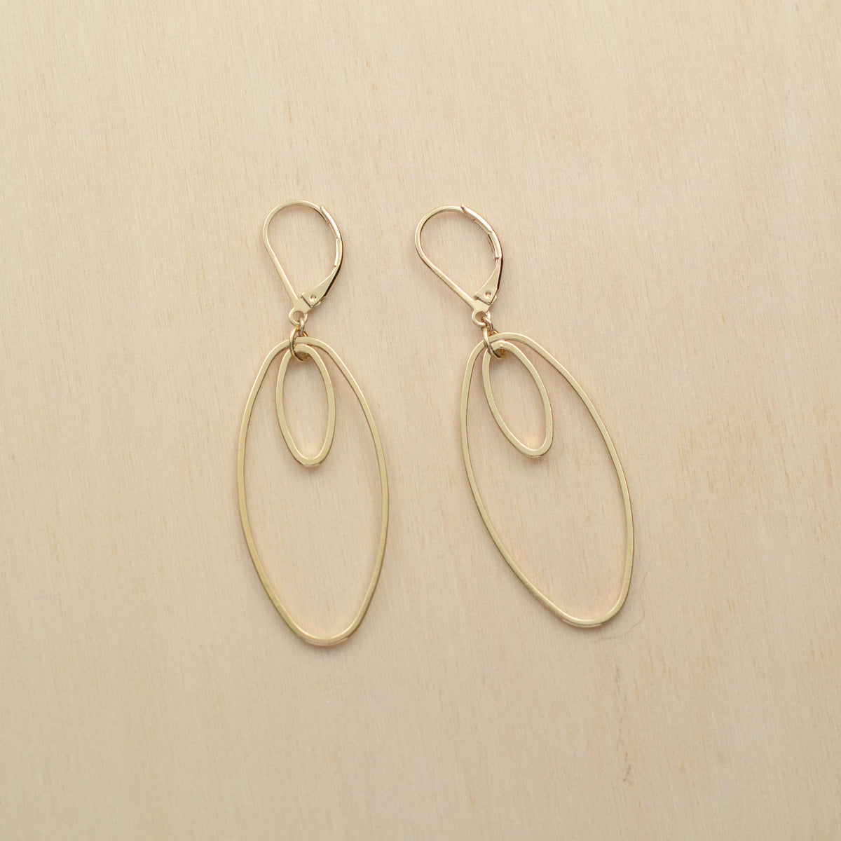 Boucles d'oreilles NÉBULEUSE - plaqué à l'or fin 24 carats - Bijoux fantaisie femme | Votre boutique en ligne de bijoux fantaisie - yukablanc