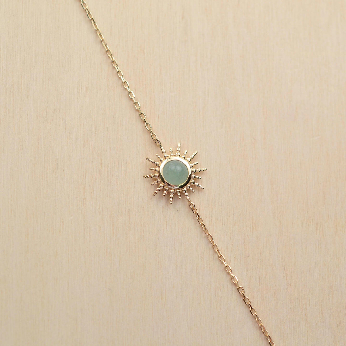 Bracelet COMÈTE - plaqué or & aventurine - Bijoux fantaisie femme | Votre boutique en ligne de bijoux fantaisie - yukablanc