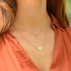 Collier DUNE - plaqué à l'or fin 24 carats