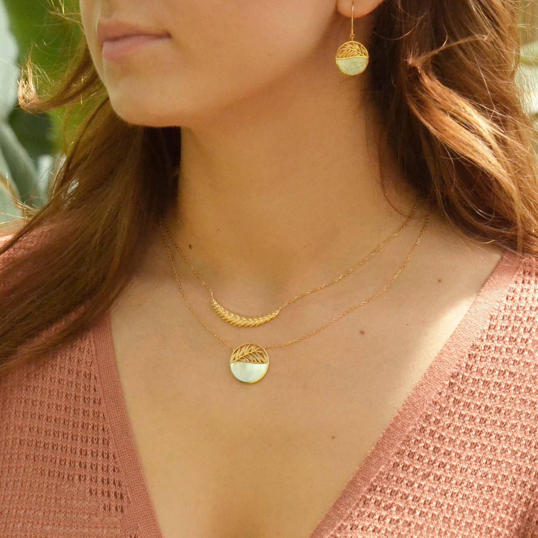 Collier ÉPIS - plaqué or