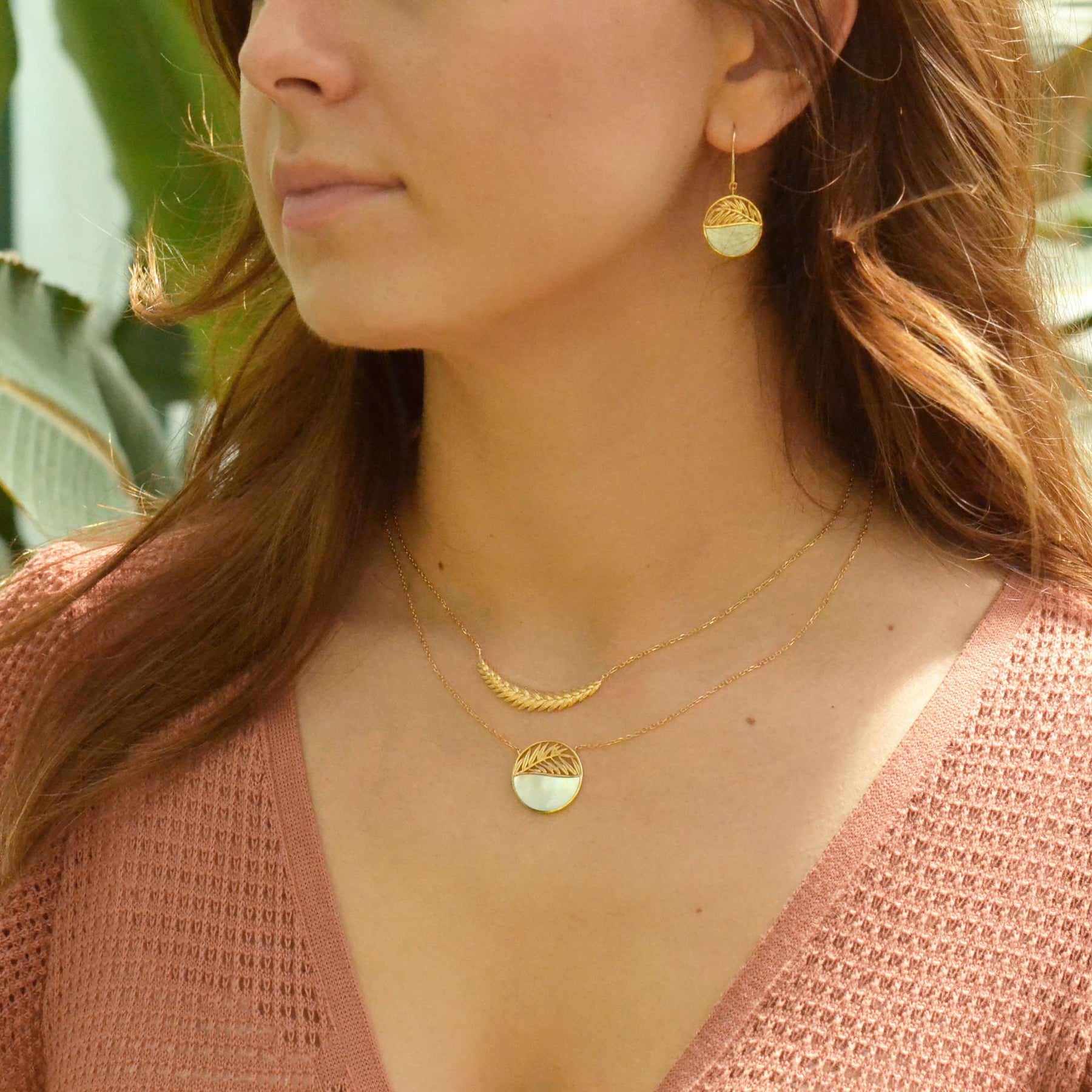 Collier ÉPIS - plaqué or