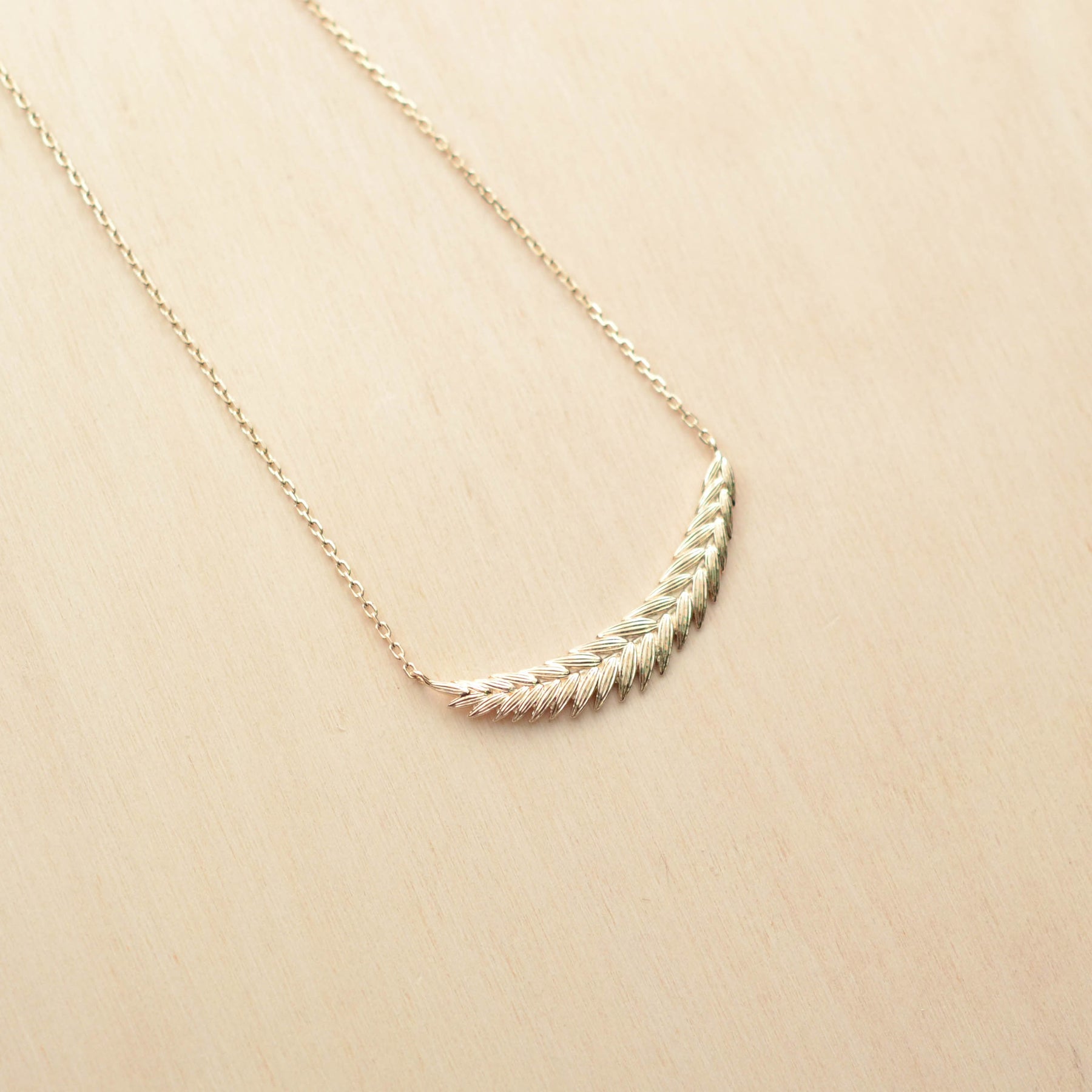 Collier ÉPIS - plaqué or