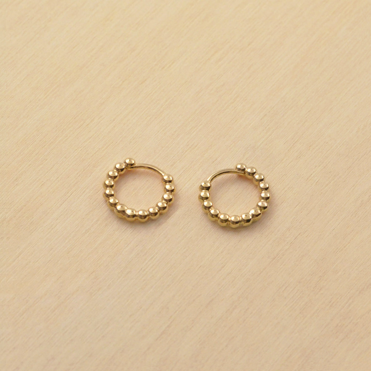 Boucles d'oreille GAÏA - plaqué or