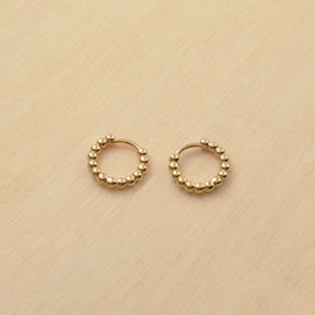 Boucles d'oreille GAÏA - plaqué or
