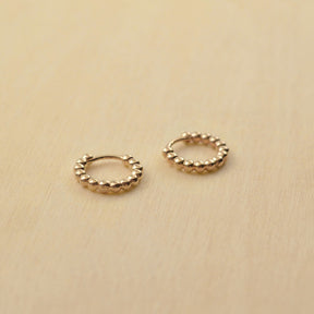 Boucles d'oreille GAÏA - plaqué or