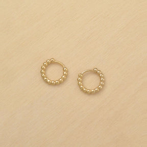 Boucles d'oreille GAÏA - plaqué or