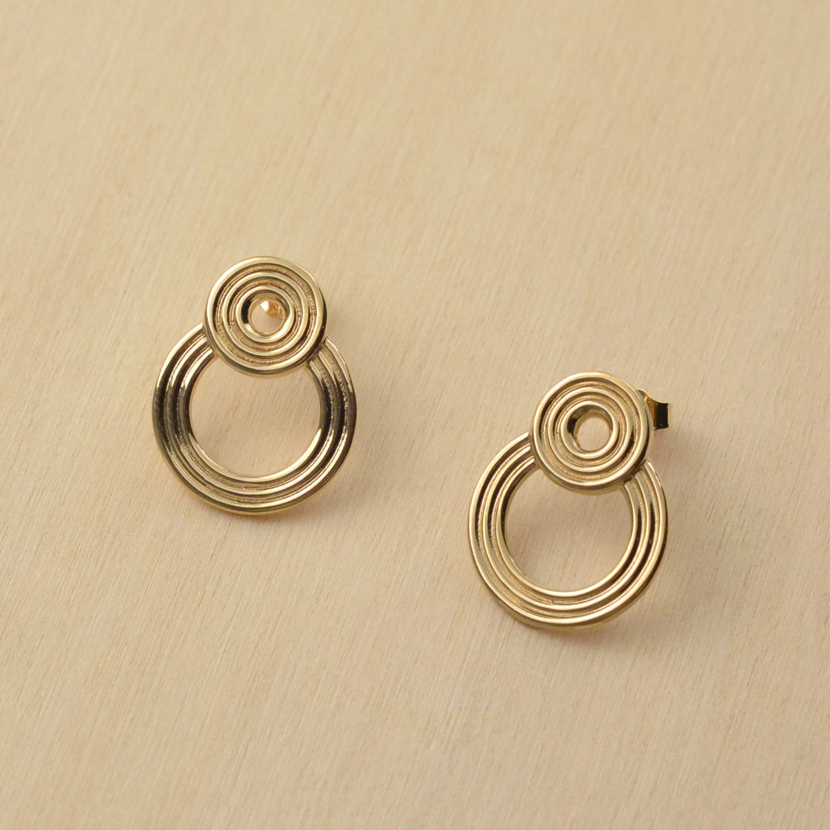 Boucles d'oreille MILOS - plaqué or
