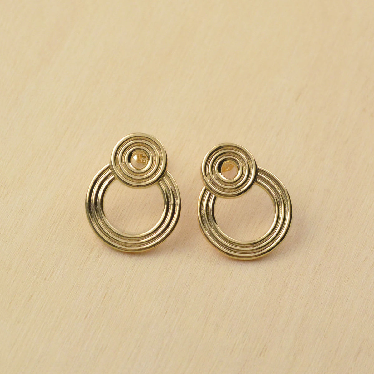 Boucles d'oreille MILOS - plaqué or