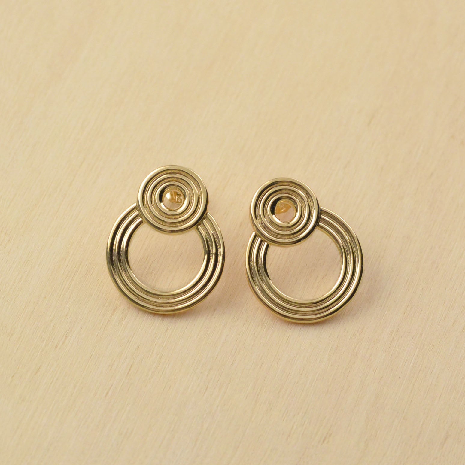 Boucles d'oreille MILOS - plaqué or