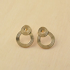 Boucles d'oreille MILOS - plaqué or