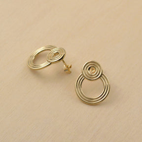 Boucles d'oreille MILOS - plaqué or