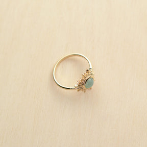 Bague SOLEIL COMÈTE - plaqué or & aventurine - Bijoux fantaisie femme | Votre boutique en ligne de bijoux fantaisie - yukablanc