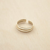 Bague LISE - plaqué or - Bijoux fantaisie femme | Votre boutique en ligne de bijoux fantaisie - yukablanc