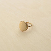 Bague SOLEIL ZÉNITH - plaqué or - Bijoux fantaisie femme | Votre boutique en ligne de bijoux fantaisie - yukablanc