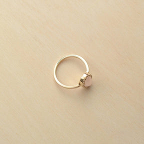 Bague PHÈDRE - plaqué or & quartz rose - Bijoux fantaisie femme | Votre boutique en ligne de bijoux fantaisie - yukablanc