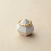 Bague CROISILLON - plaqué or - Bijoux fantaisie femme | Votre boutique en ligne de bijoux fantaisie - yukablanc