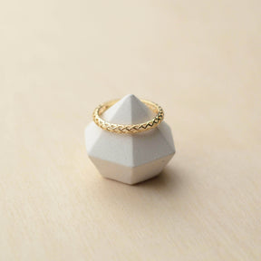 Bague CROISILLON - plaqué or - Bijoux fantaisie femme | Votre boutique en ligne de bijoux fantaisie - yukablanc