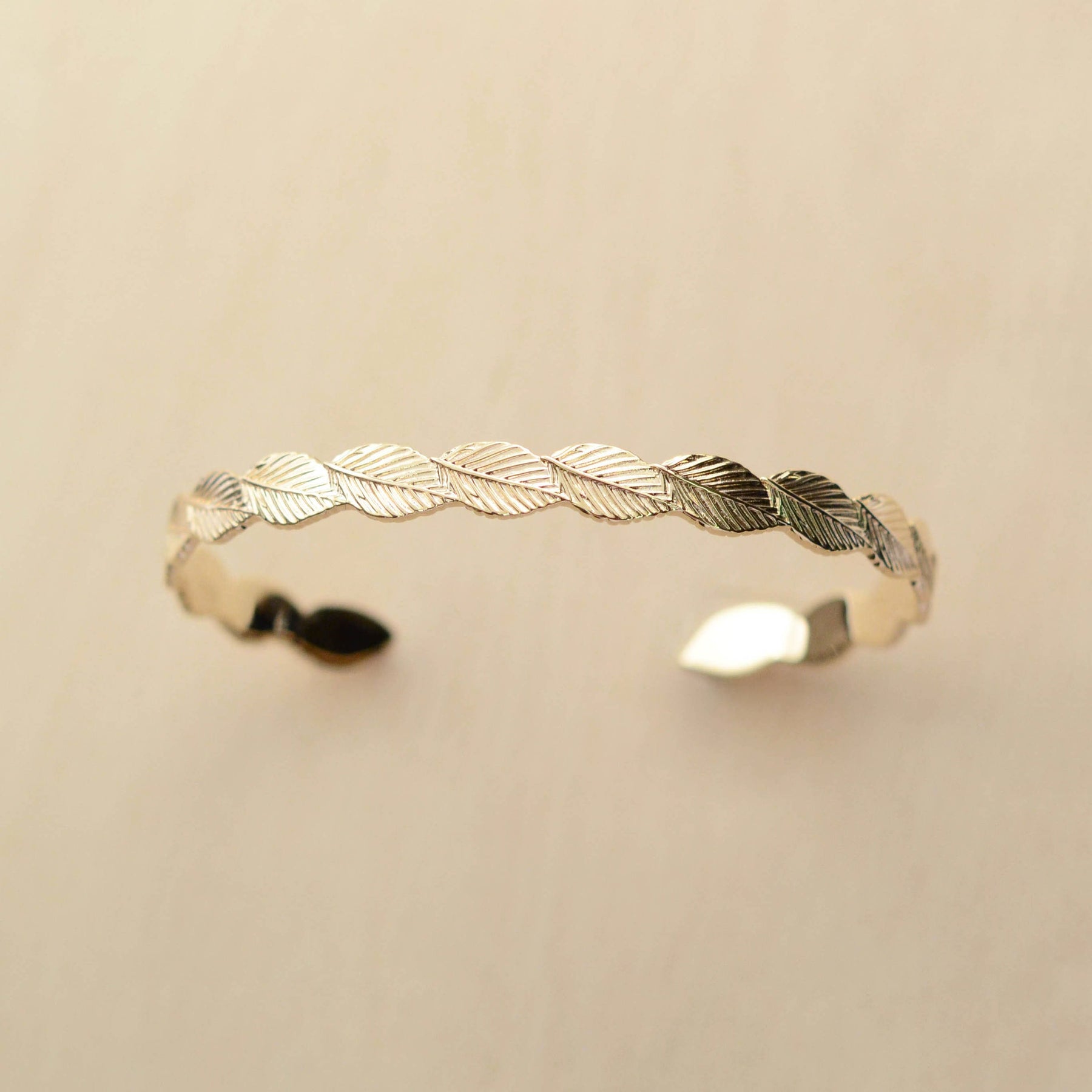 Jonc ORME - plaqué or - Bijoux fantaisie femme | Votre boutique en ligne de bijoux fantaisie - yukablanc