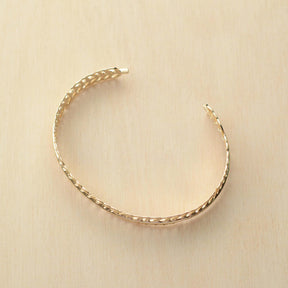 Manchette EUCALYPTUS - plaqué or - Bijoux fantaisie femme | Votre boutique en ligne de bijoux fantaisie - yukablanc