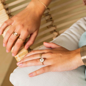Bague LISE - plaqué or - Bijoux fantaisie femme | Votre boutique en ligne de bijoux fantaisie - yukablanc