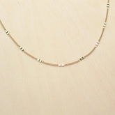 Collier COLINE - plaqué à l'or fin 24 carats - Bijoux fantaisie femme | Votre boutique en ligne de bijoux fantaisie - yukablanc
