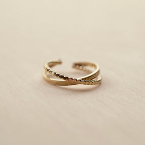 Bague LOUISE - plaqué or - Bijoux fantaisie femme | Votre boutique en ligne de bijoux fantaisie - yukablanc