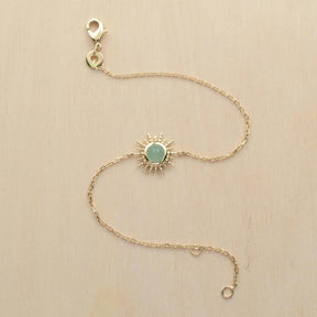 Bracelet COMÈTE - plaqué or & aventurine - Bijoux fantaisie femme | Votre boutique en ligne de bijoux fantaisie - yukablanc