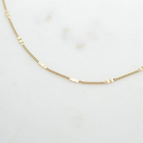 Collier COLINE - plaqué à l'or fin 24 carats - Bijoux fantaisie femme | Votre boutique en ligne de bijoux fantaisie - yukablanc